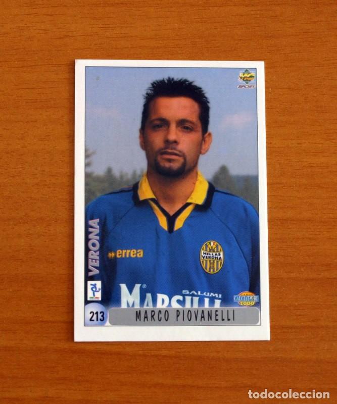 Cromos de F&uacute;tbol: Verona -N&ordm; 213 Marco Piovanelli-Andrea Cossu -Mundicromo 1999-2000-99-00 Calciatori-Italia