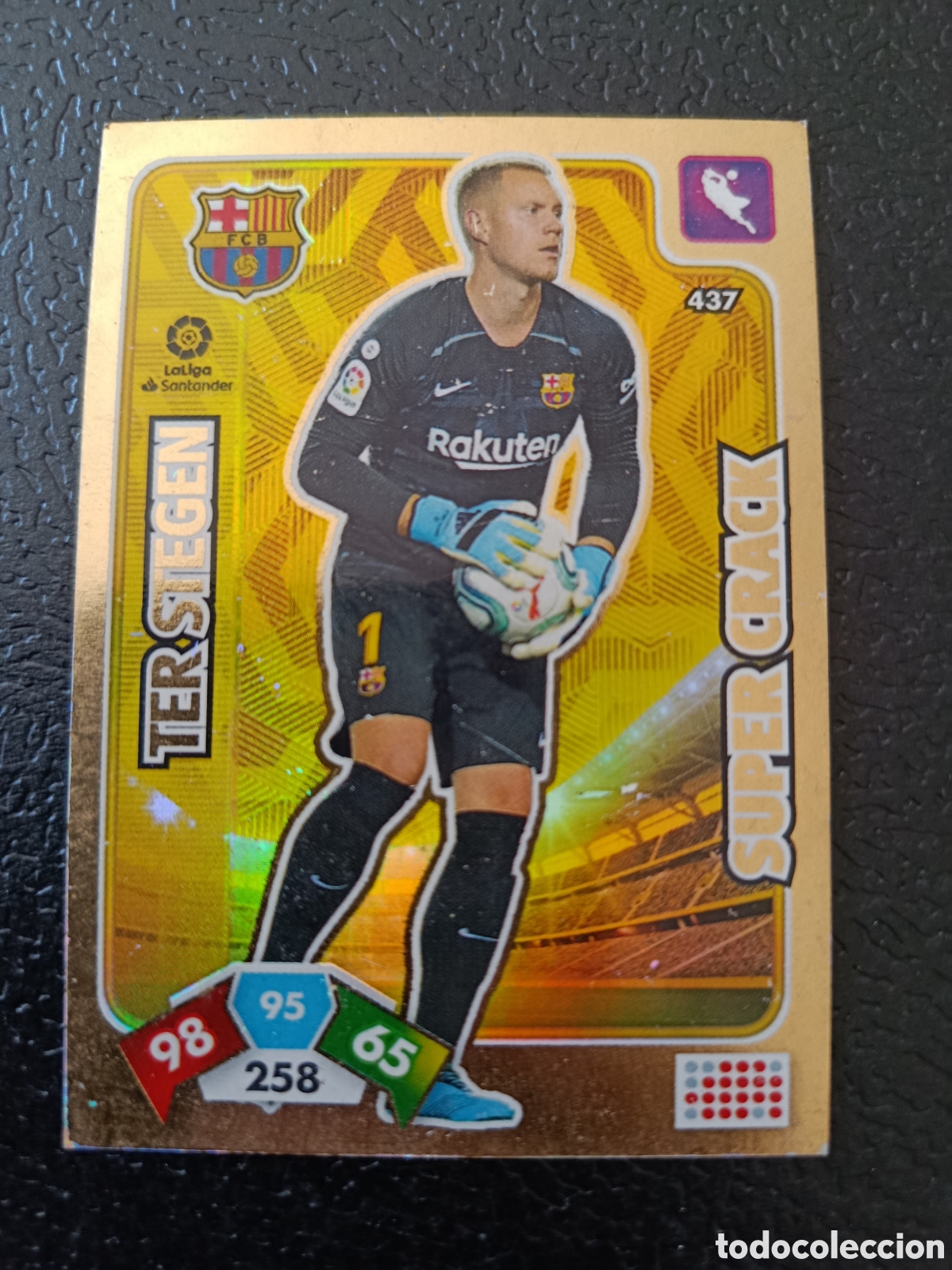 Cromos de F&uacute;tbol: TER STEGEN 437 SUPER CRACK FC BARCELONA ADRENALYN XL 2019 2020 PANINI 19 20