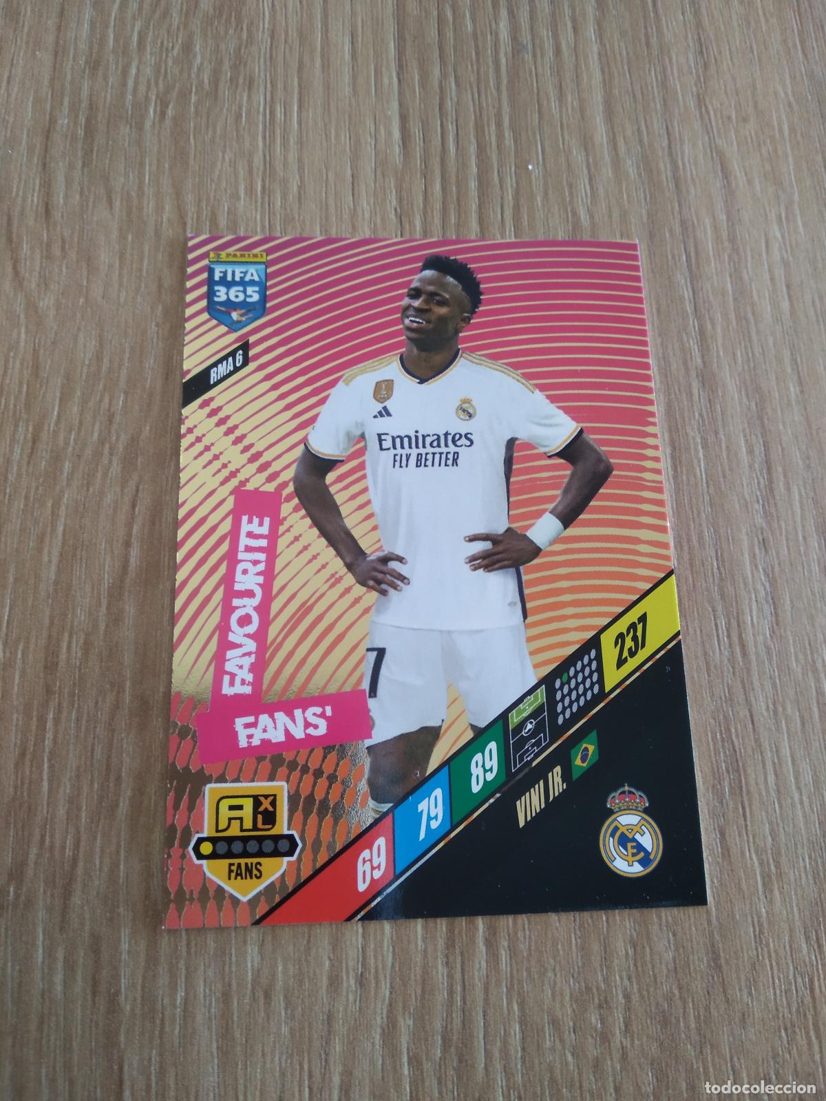 Cromos de F&uacute;tbol: RMA 6 VINICIUS REAL MADRID CROMO FUTBOL PANINI ADRENALYN 23-24 FIFA 365 2023-2024