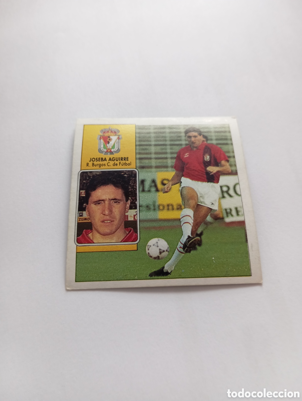 Cromos de F&uacute;tbol: JOSEBA AGUIRRE Burgos Liga Este 1992 1993 Panini 92 93 NUEVO SIN PEGAR
