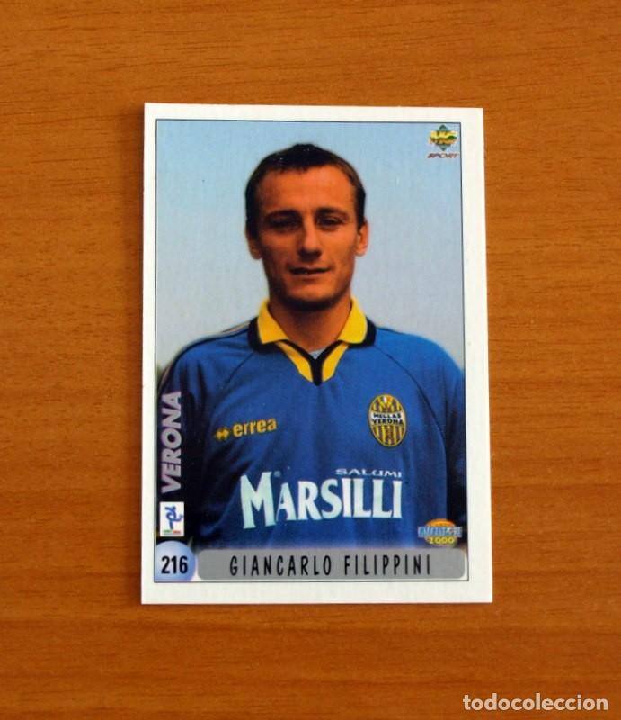 Cromos de F&uacute;tbol: Verona -N&ordm; 216 Giancarlo Filippini-Check-List -Mundicromo 1999-2000-99-00 Calciatori-Italia