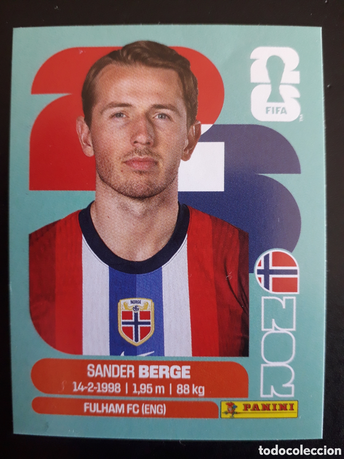 Cromos de F&uacute;tbol: BERGE NORUEGA NOR 11 MUNDIAL F&Uacute;TBOL 2026 FIFA WORLD CUP PANINI SIN PEGAR PEDIDO M&Iacute;NIMO 3&euro;.