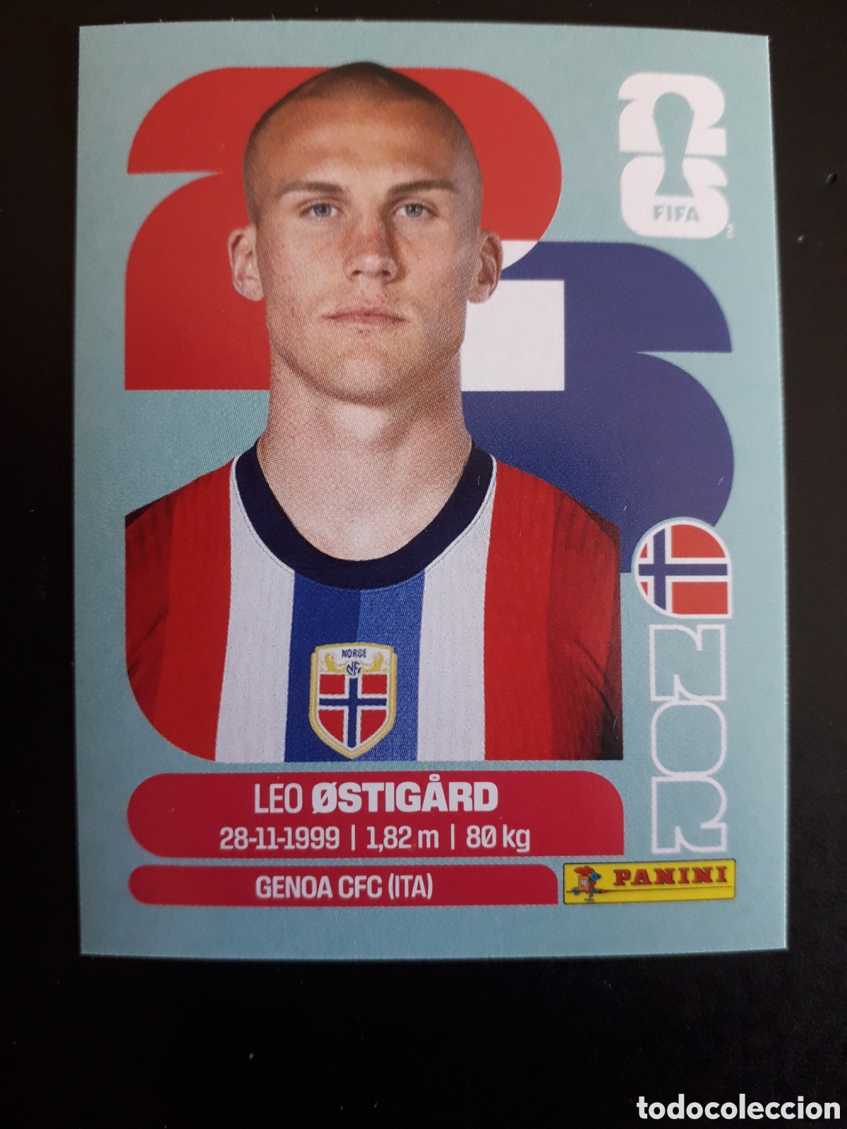 Cromos de F&uacute;tbol: &Oslash;STIG&Aring;RD NORUEGA NOR 4 MUNDIAL F&Uacute;TBOL 2026 FIFA WORLD CUP PANINI SIN PEGAR PEDIDO M&Iacute;NIMO 3&euro;