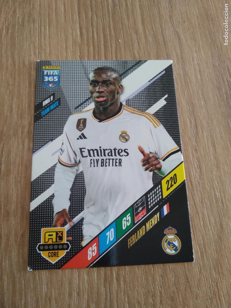Cromos de F&uacute;tbol: RMA 9 MENDY REAL MADRID CROMO FUTBOL PANINI ADRENALYN 23-24 FIFA 365 2023-2024
