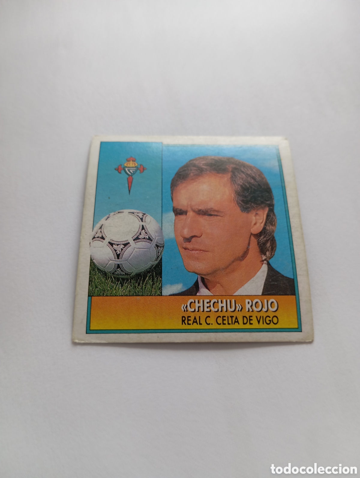 Cromos de F&uacute;tbol: ENTRENADOR CHECHU ROJO Celta de Vigo Liga Este 1992 1993 Panini 92 93 NUEVO SIN PEGAR