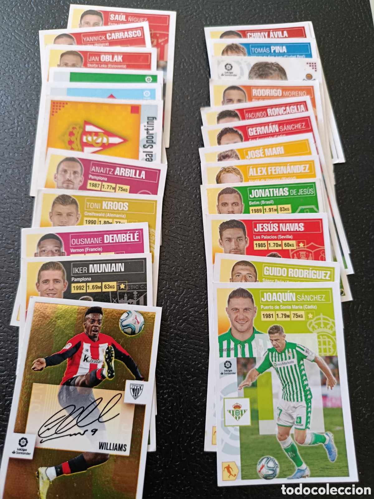 Cromos de F&uacute;tbol: PANINI LIGA 20 21 LOTE DE 24 CROMOS