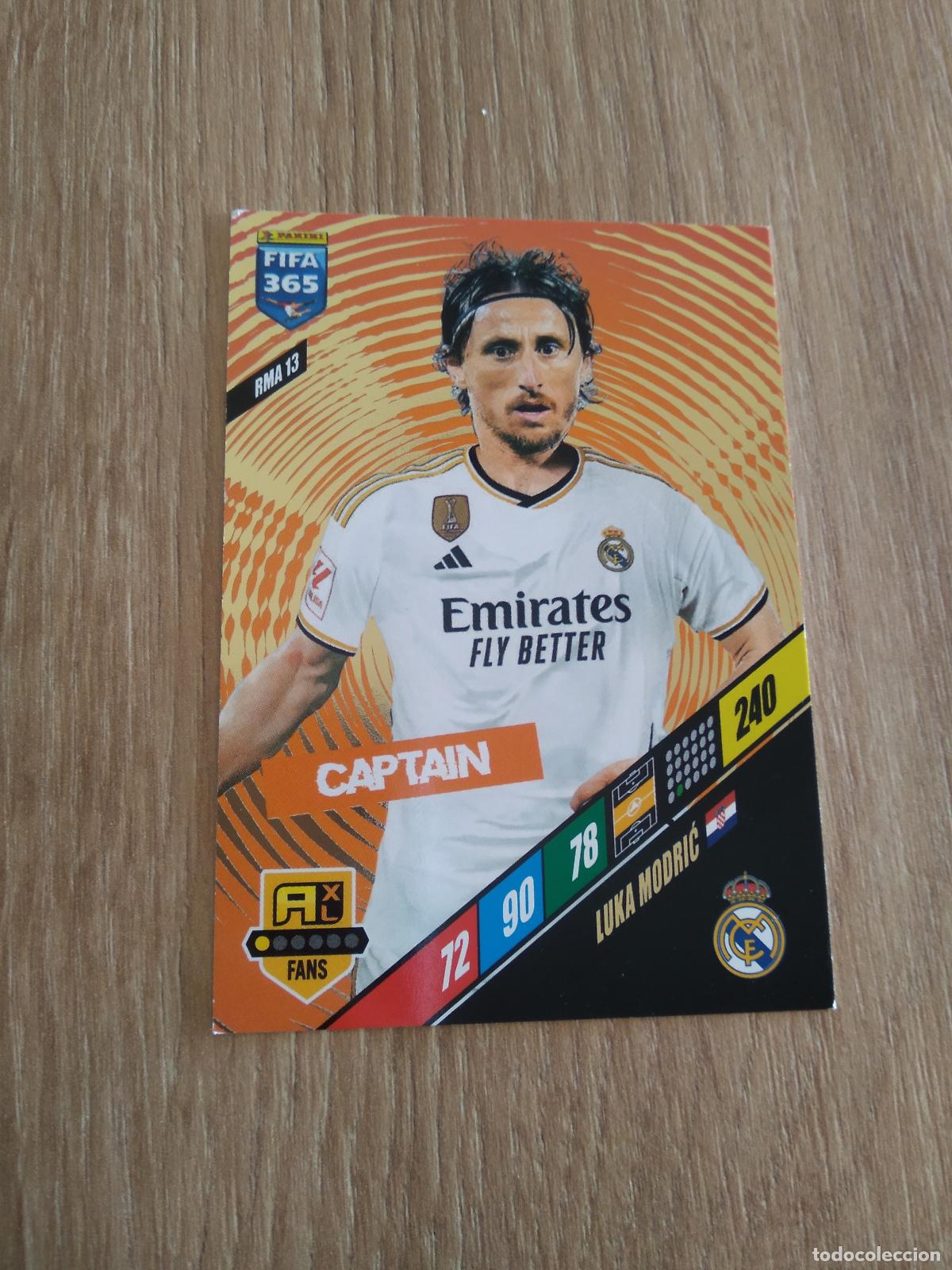 Cromos de F&uacute;tbol: RMA 13 MODRIC REAL MADRID CROMO FUTBOL PANINI ADRENALYN 23-24 FIFA 365 2023-2024