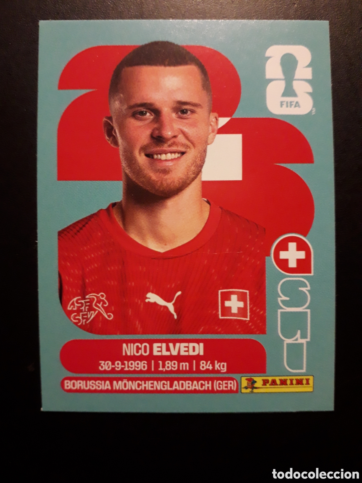Cromos de F&uacute;tbol: ELDEVI SUIZA SUI 6 MUNDIAL F&Uacute;TBOL 2026 FIFA WORLD CUP PANINI SIN PEGAR PEDIDO M&Iacute;NIMO 3&euro;