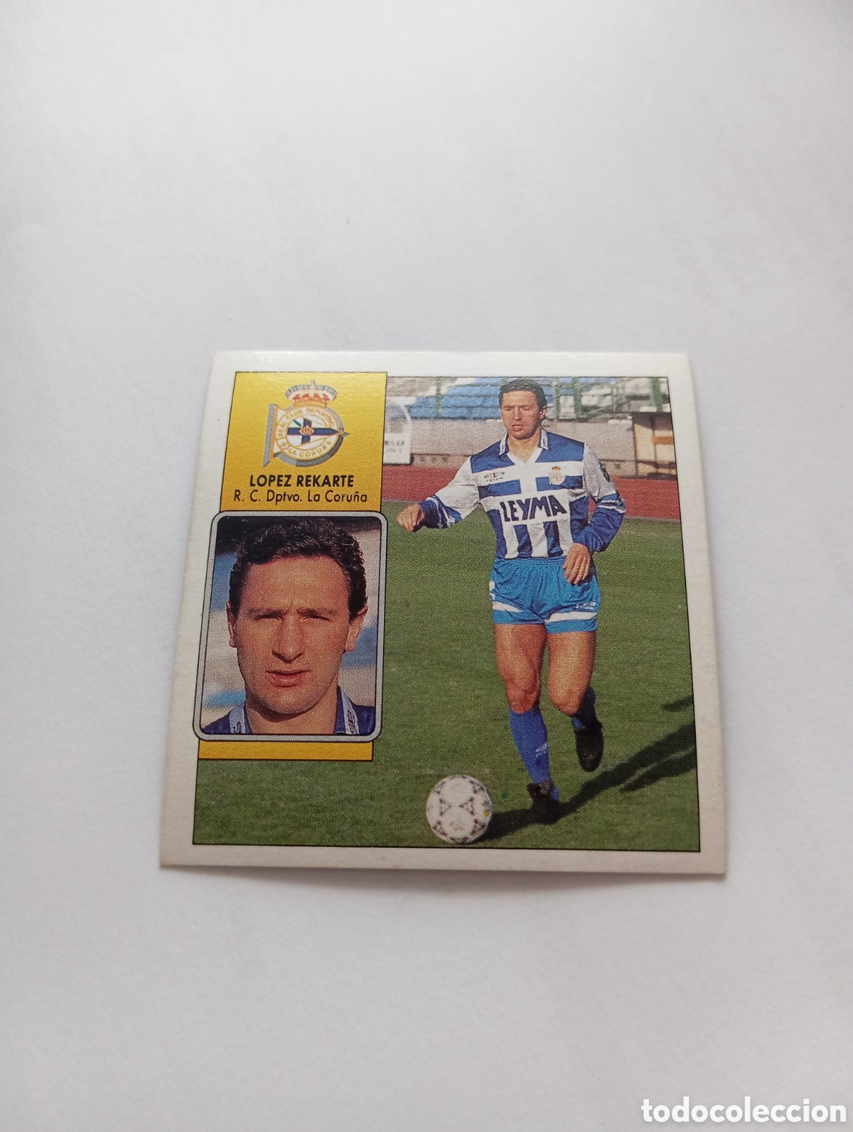 Cromos de F&uacute;tbol: L&Oacute;PEZ REKARTE Deportivo Liga Este 1992 1993 Panini 92 93 NUEVO SIN PEGAR