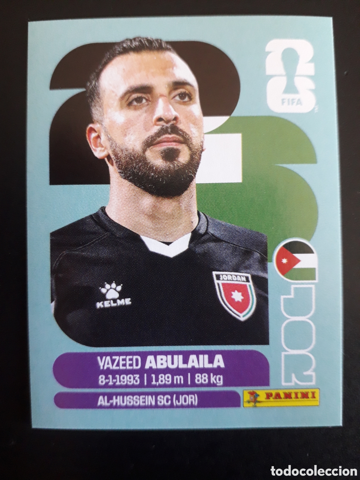 Cromos de F&uacute;tbol: ABDULAILA JORDANIA JOR 2 MUNDIAL F&Uacute;TBOL 2026 FIFA WORLD CUP PANINI SIN PEGAR PEDIDO M&Iacute;NIMO 3&euro;
