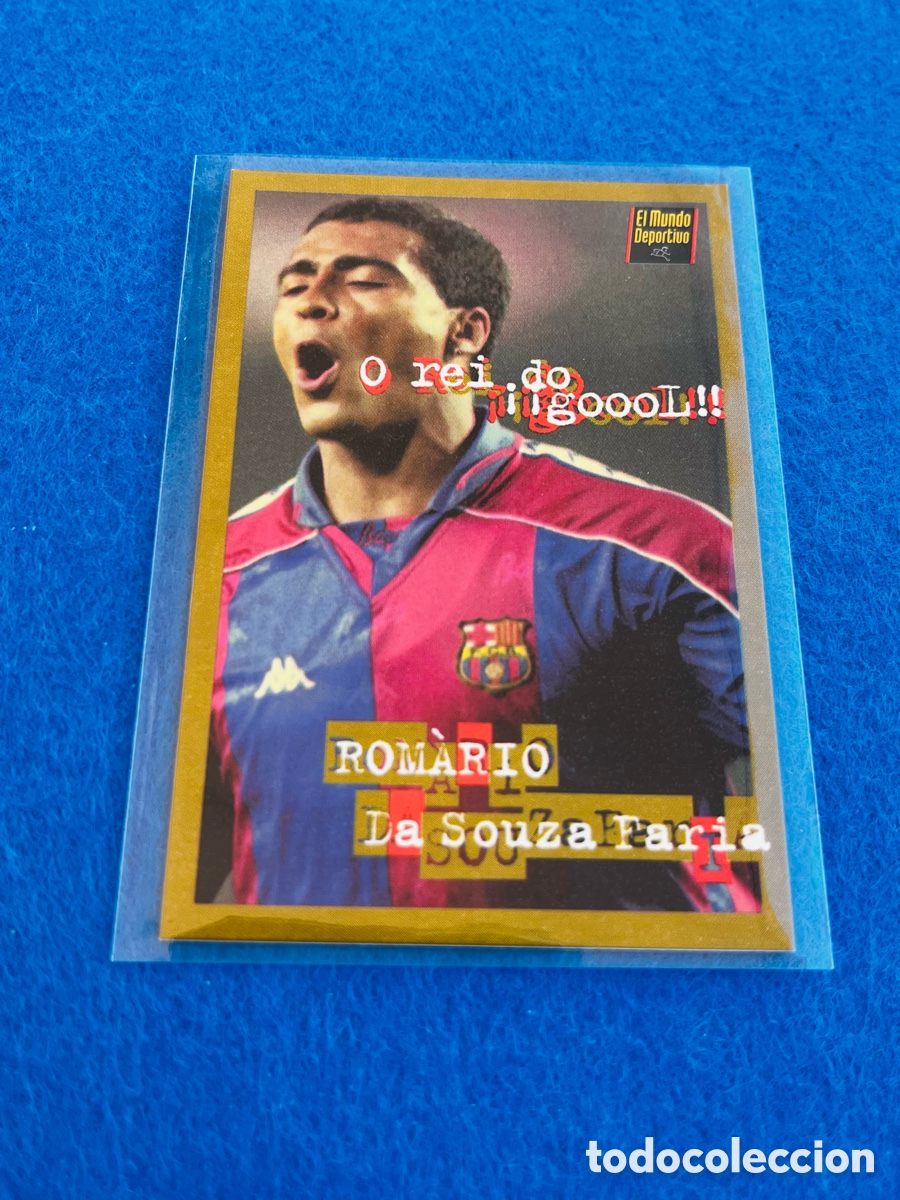 Cromos de F&uacute;tbol: ROMARIO O REI DO GOL - &Aacute;LBUM DE ORO DEL BAR&Ccedil;A- BARCELONA EL MUNDO DEPORTIVO 1995