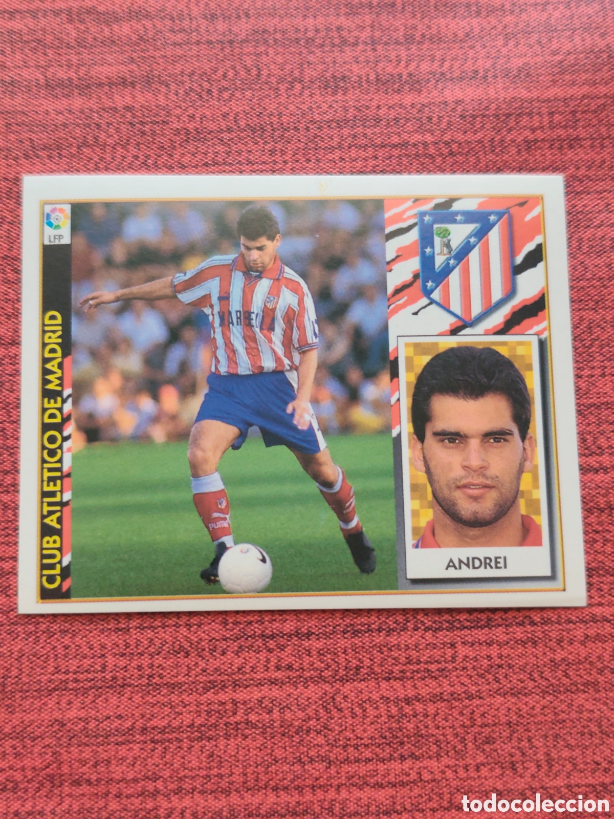 Cromos de F&uacute;tbol: COLOCA ANDREI ATL&Eacute;TICO MADRID EDICIONES ESTE 1997 1998