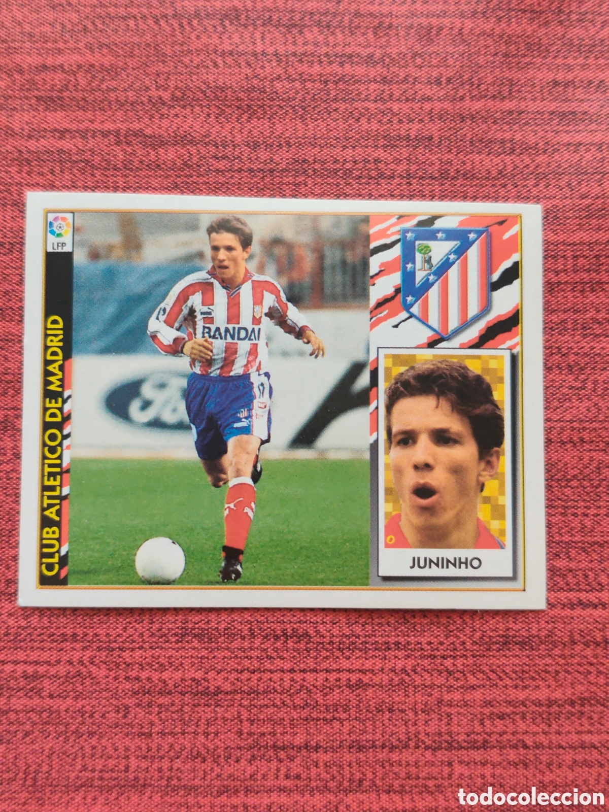 Cromos de F&uacute;tbol: COLOCA JUNINHO ATL&Eacute;TICO MADRID EDICIONES ESTE 1997 1998