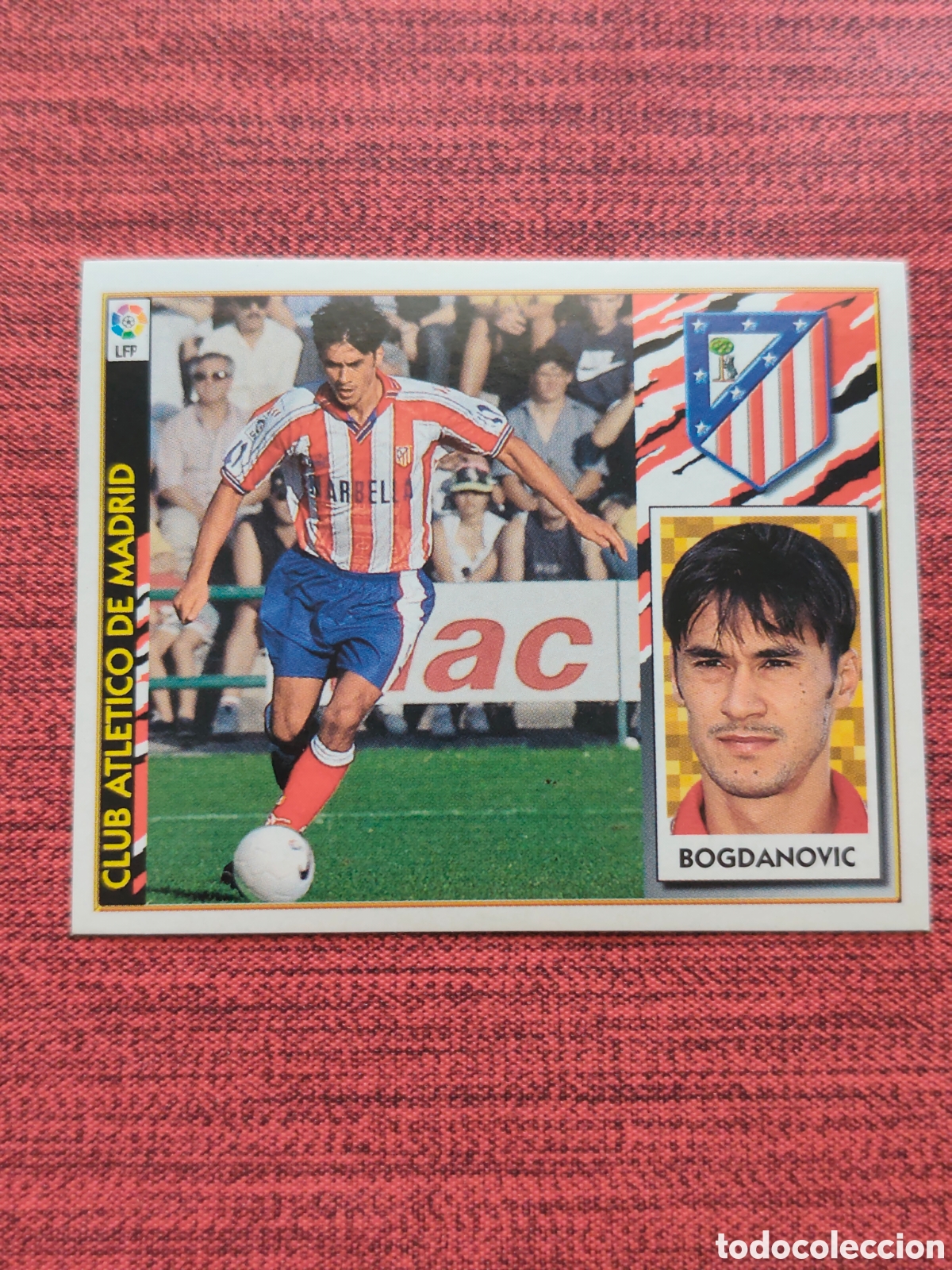 Cromos de F&uacute;tbol: COLOCA BOGDANOVIC ATL&Eacute;TICO MADRID EDICIONES ESTE 1997 1998