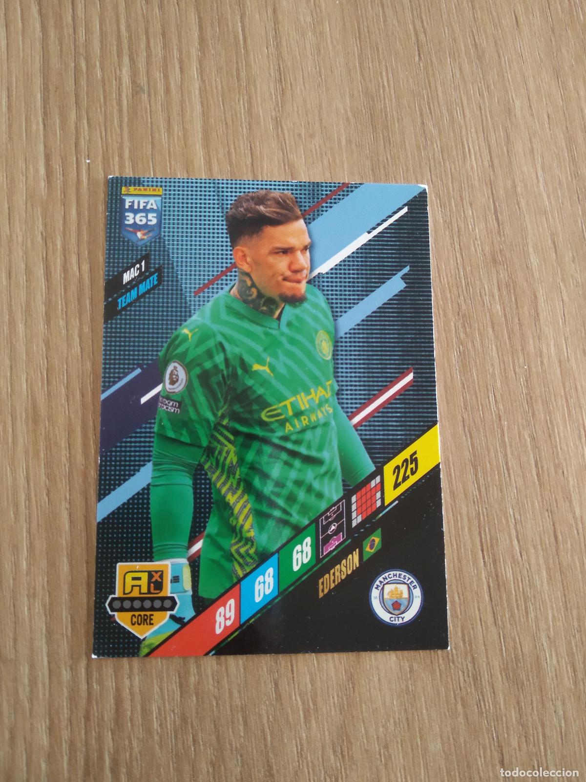 Cromos de F&uacute;tbol: MAC 1 EDERSON MANCHESTER CITY CROMO FUTBOL PANINI ADRENALYN 23-24 FIFA 365 2023-2024