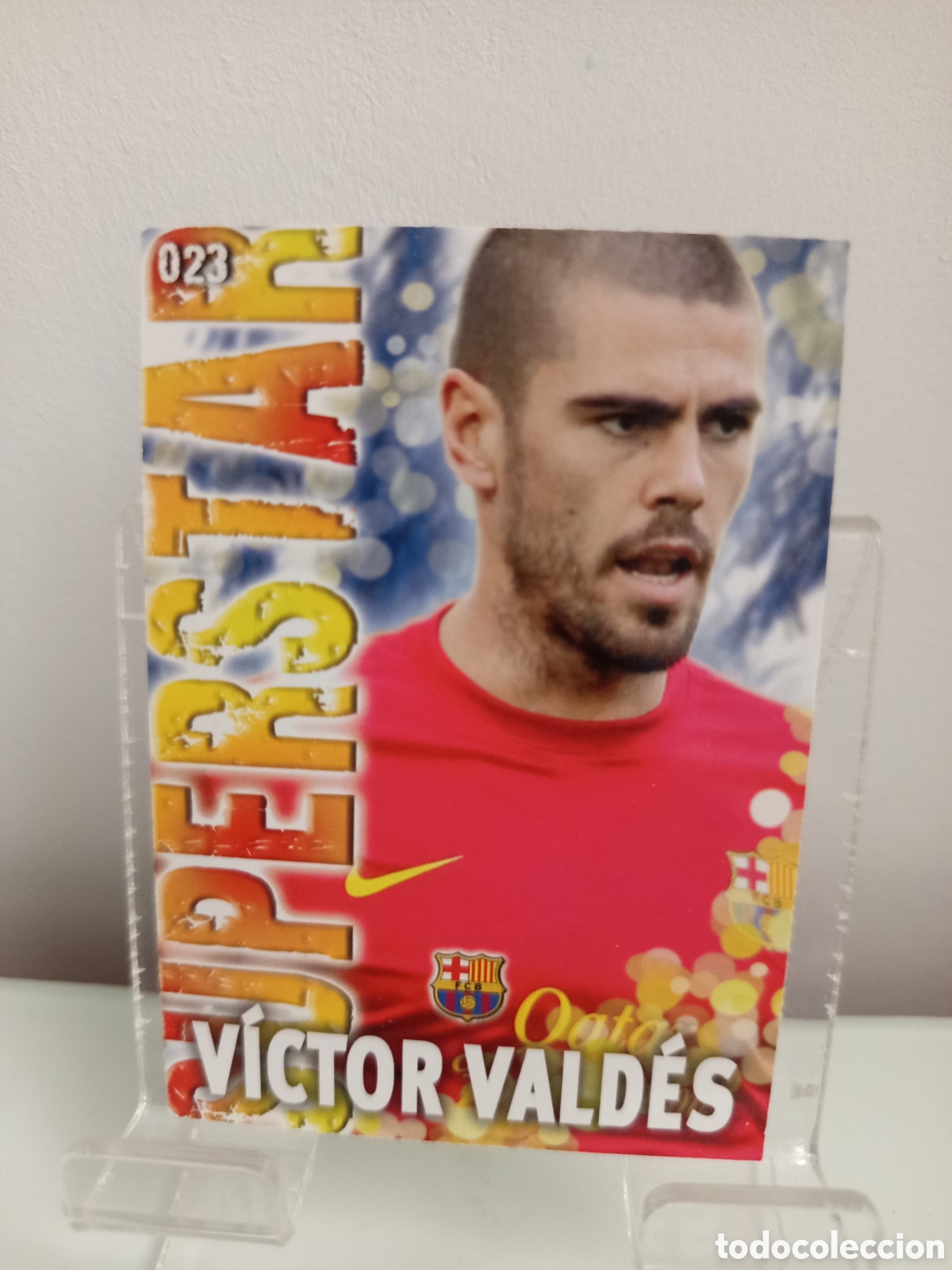Cromos de F&uacute;tbol: ❇️ CROMO ⚽ V&Iacute;CTOR VALD&Eacute;S BARCELONA 23 SUPERSTAR FICHAS LIGA QUIZ GAME 2014 13 14 2013 MUNDICROMO ❇️