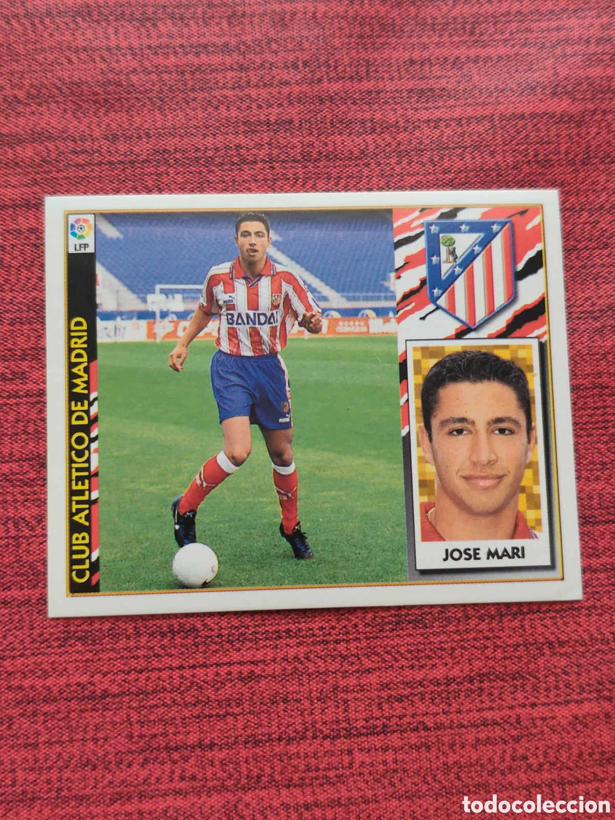 Cromos de F&uacute;tbol: DOBLE IMAGEN JOS&Eacute; MARI ATL&Eacute;TICO MADRID EDICIONES ESTE 1997 1998
