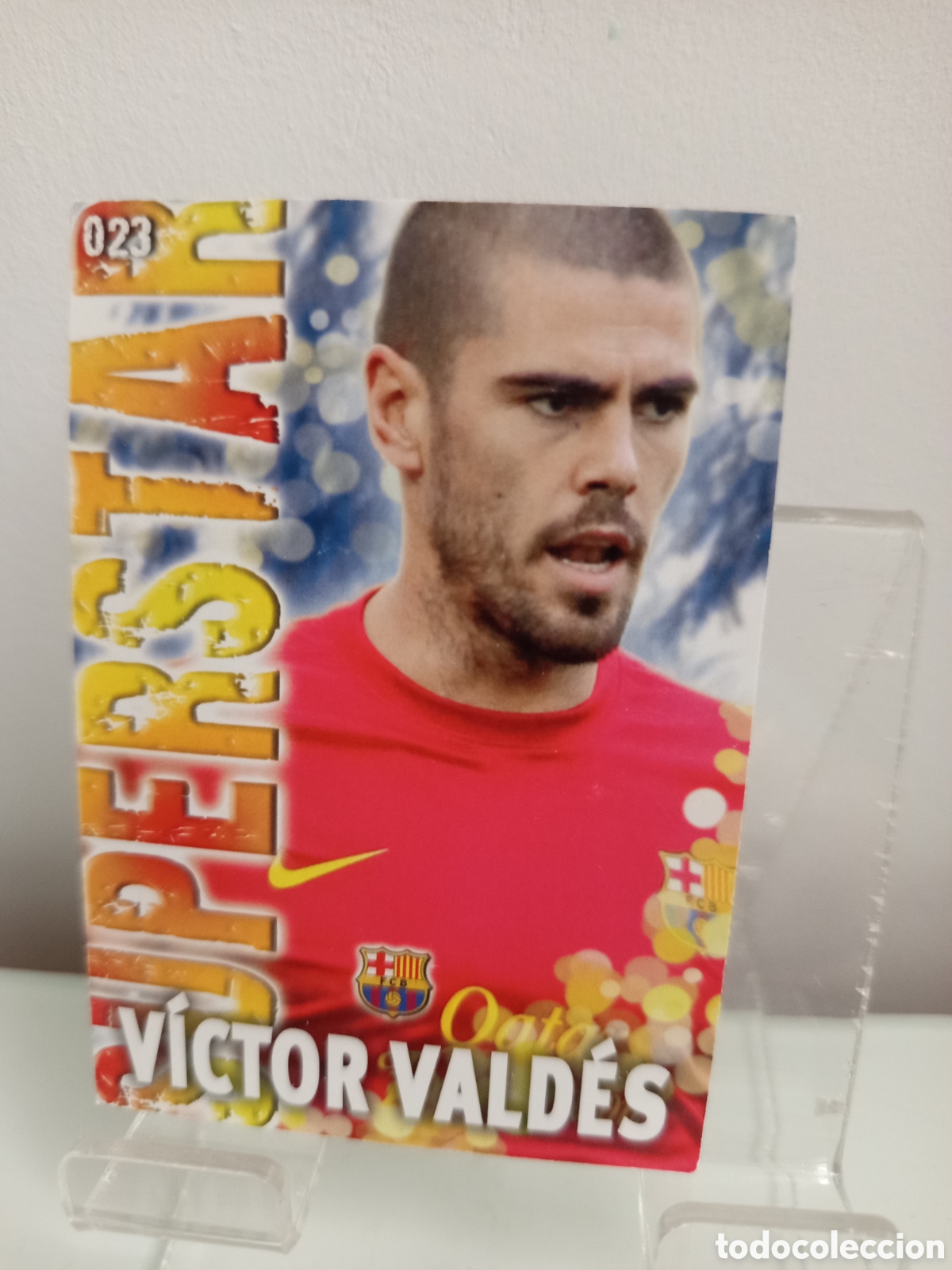 Cromos de F&uacute;tbol: ❇️ CROMO ⚽ V&Iacute;CTOR VALD&Eacute;S BARCELONA 23 SUPERSTAR FICHAS LIGA QUIZ GAME 2014 13 14 2013 MUNDICROMO ❇️