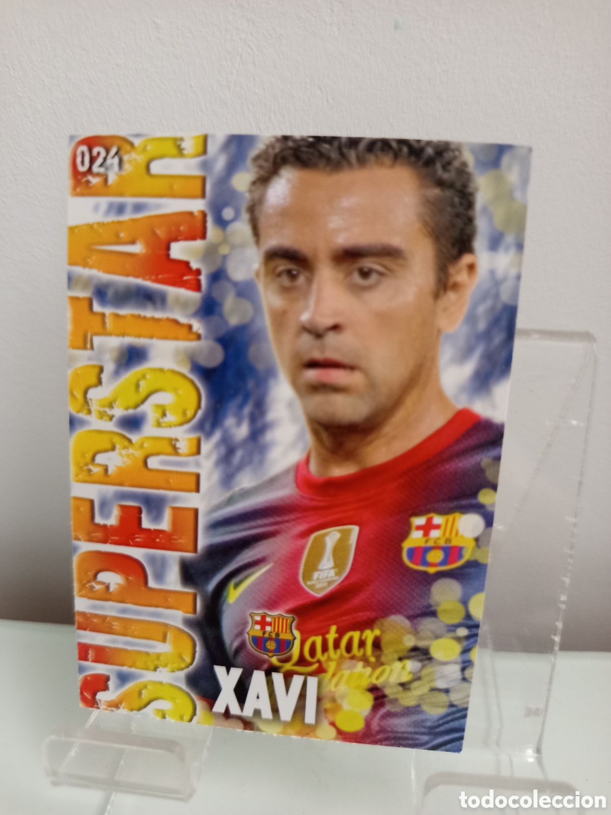 Cromos de F&uacute;tbol: ❇️ CROMO ⚽ XAVI BARCELONA 23 SUPERSTAR FICHAS LIGA QUIZ GAME 2014 13 14 2013 MUNDICROMO ❇️