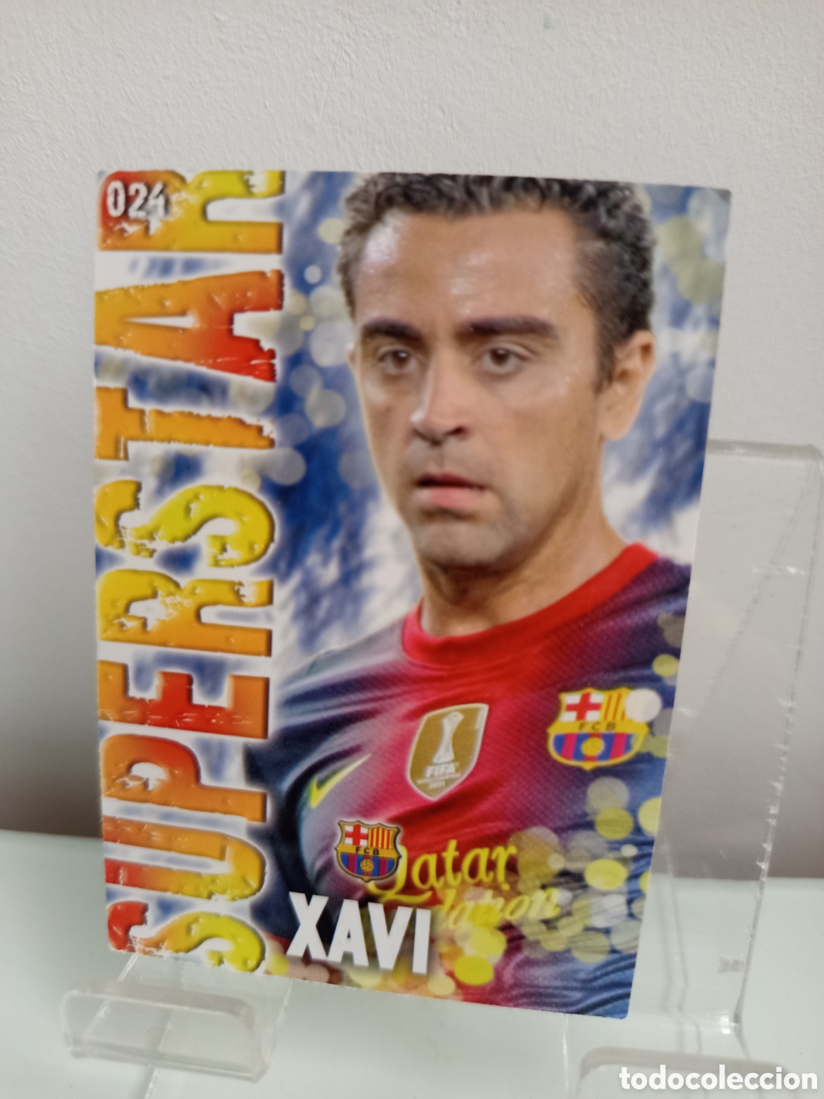 Football Stickers: ❇️ CROMO ⚽ XAVI BARCELONA 24 SUPERSTAR FICHAS LIGA QUIZ GAME 2014 13 14 2013 2014 MUNDICROMO ❇️