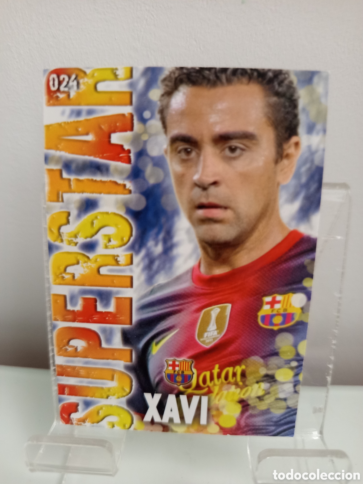 Football Stickers: ❇️ CROMO ⚽ XAVI BARCELONA 24 SUPERSTAR FICHAS LIGA QUIZ GAME 2014 13 14 2013 2014 MUNDICROMO ❇️