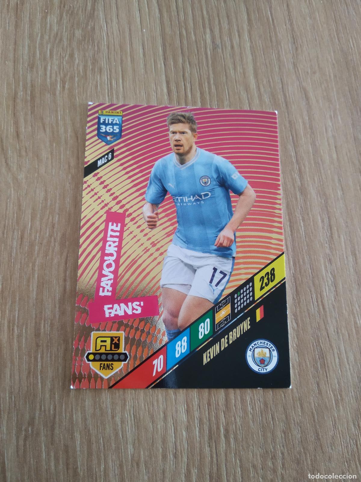 Cromos de F&uacute;tbol: MAC 6 DE BRUYNE MANCHESTER CITY CROMO FUTBOL PANINI ADRENALYN 23-24 FIFA 365 2023-2024