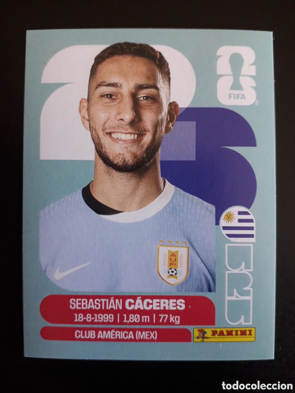 Cromos de F&uacute;tbol: C&Aacute;CERES URUGUAY URU 6 MUNDIAL F&Uacute;TBOL 2026 FIFA WORLD CUP PANINI SIN PEGAR PEDIDO M&Iacute;NIMO 3&euro;.