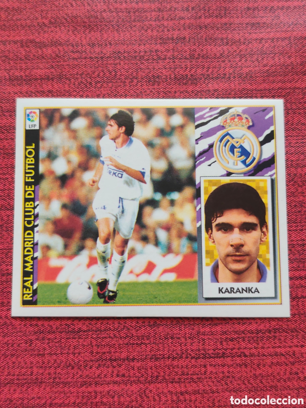 Cromos de F&uacute;tbol: COLOCA KARANKA REAL MADRID EDICIONES ESTE 1997 1998