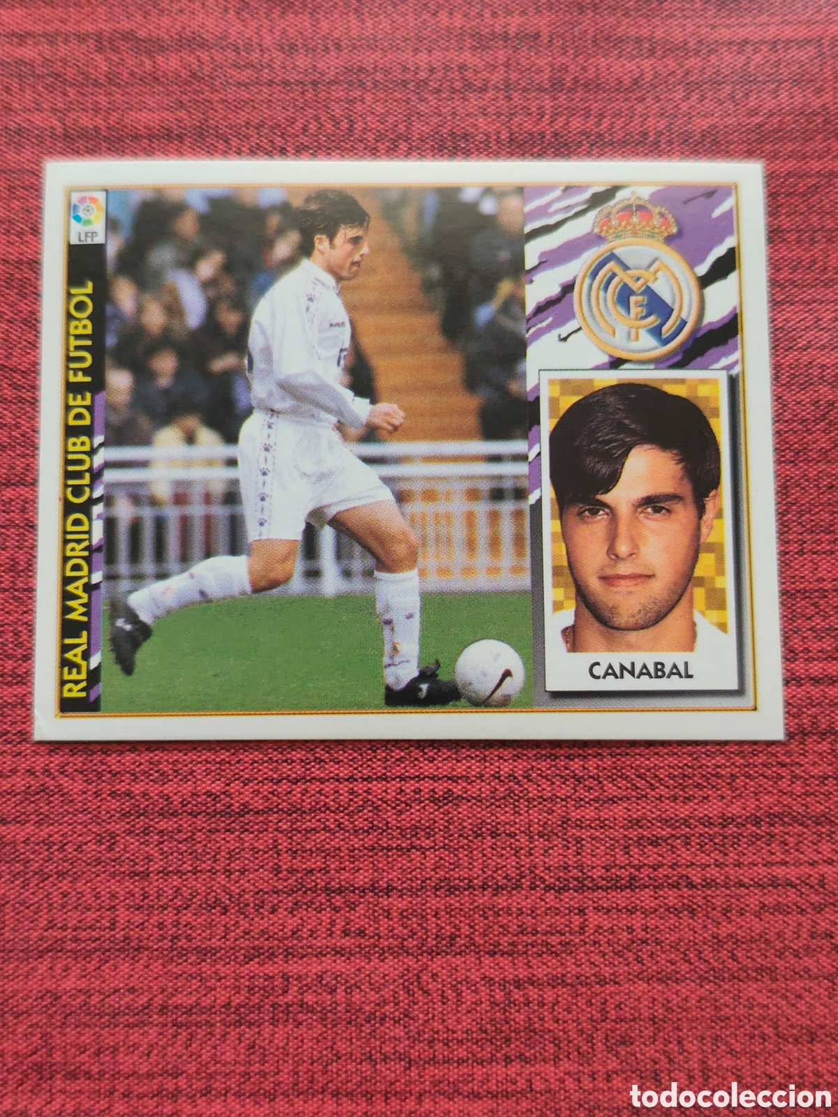 Cromos de F&uacute;tbol: COLOCA CANABAL REAL MADRID EDICIONES ESTE 1997 1998