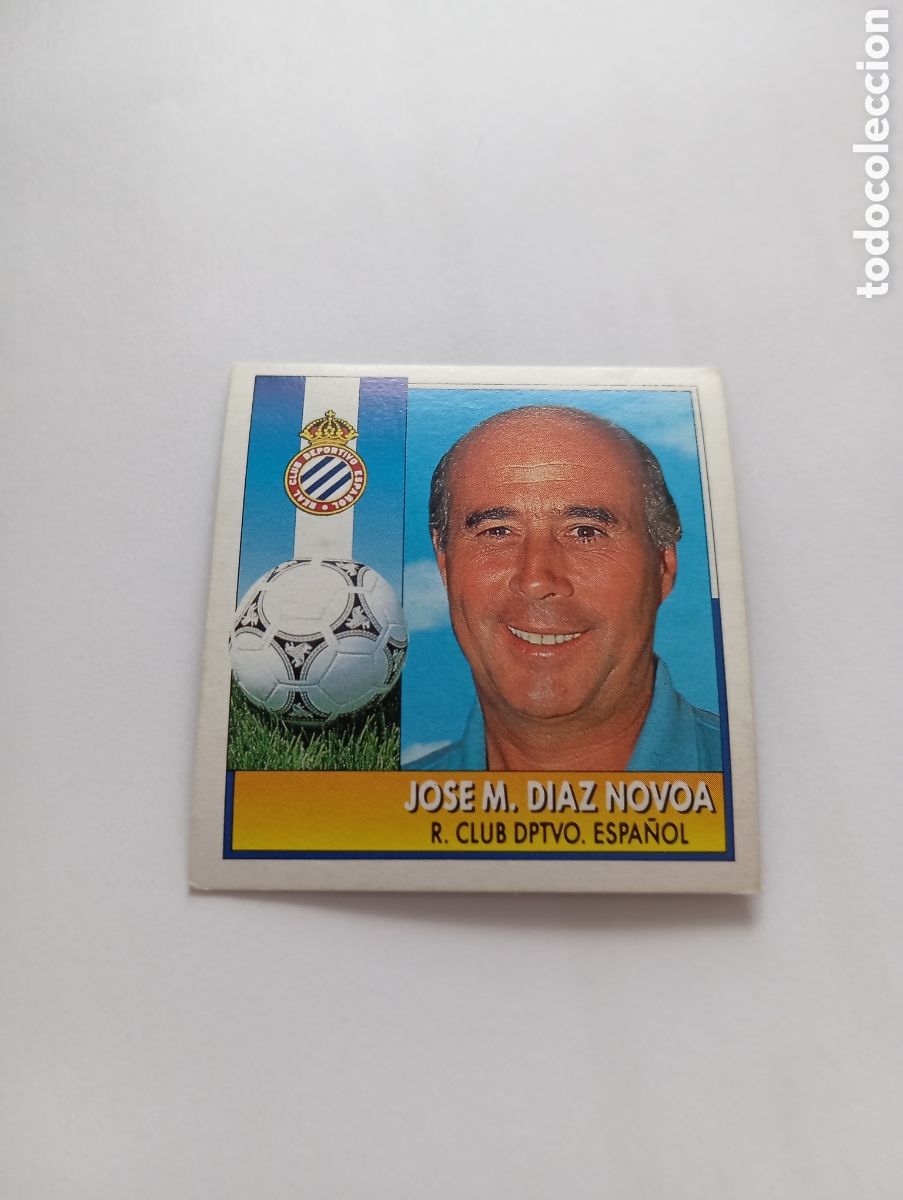 Cromos de F&uacute;tbol: ENTRENADOR Espanyol Espa&ntilde;ol Liga Este 1992 1993 Panini 92 93 NUEVO SIN PEGAR