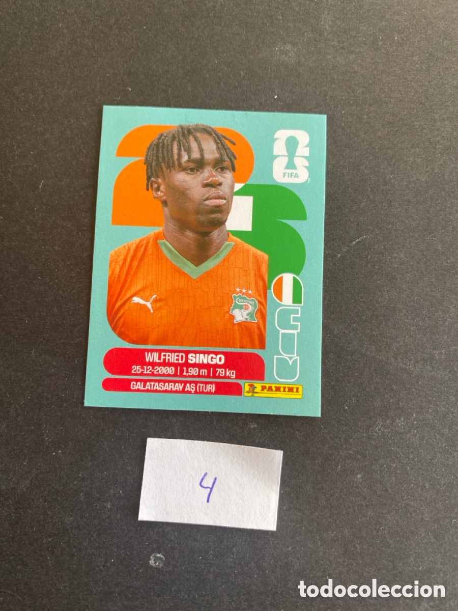 Cromos de F&uacute;tbol: Cromo Costa de Marfil Mundial 2026 N* 4 nuevo