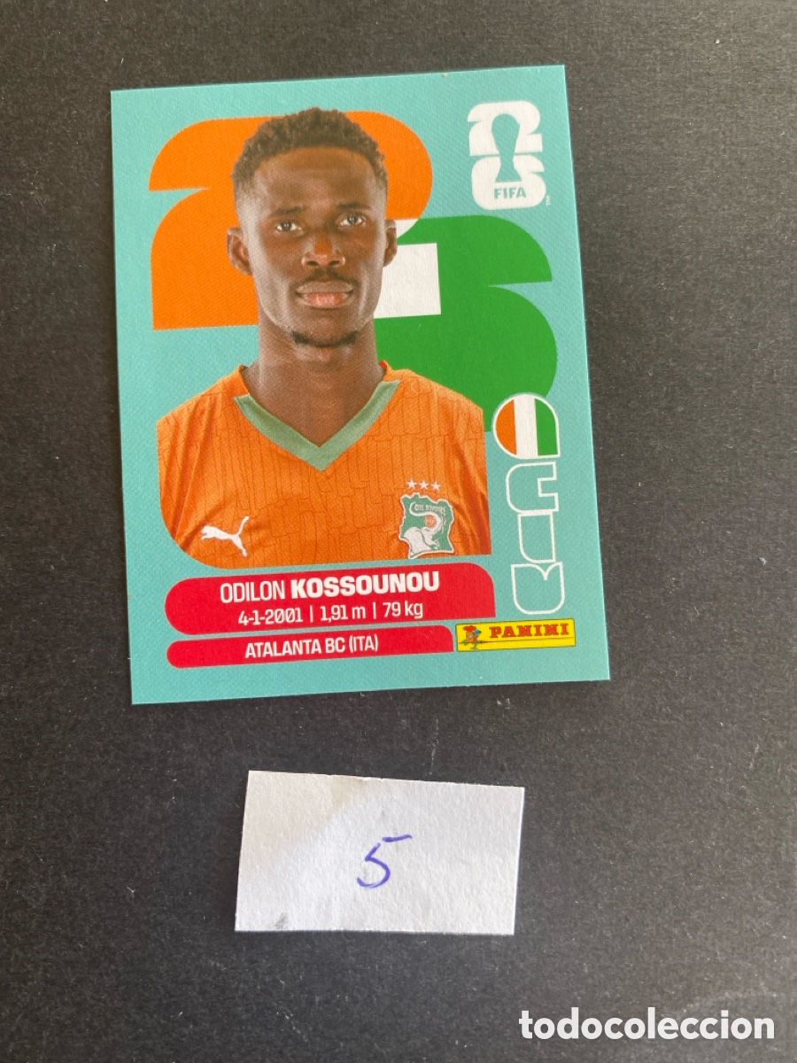 Cromos de F&uacute;tbol: Cromo Costa de Marfil Mundial 2026 N* 5 nuevo