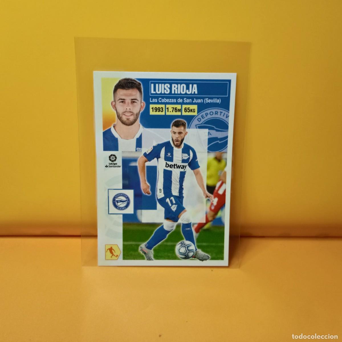 Cromos de F&uacute;tbol: EDICIONES ESTE 2020 2021 20 21 DEPORTIVO ALAVES LUIS RIOJA 13
