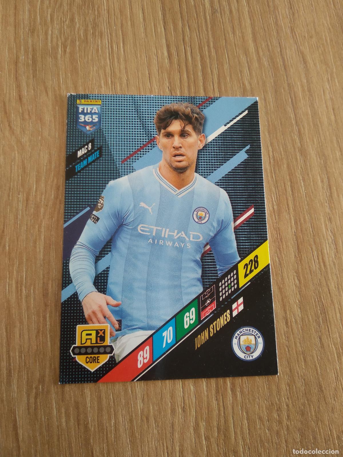 Cromos de F&uacute;tbol: MAC 8 JOHN STONES MANCHESTER CITY CROMO FUTBOL PANINI ADRENALYN 23-24 FIFA 365 2023-2024