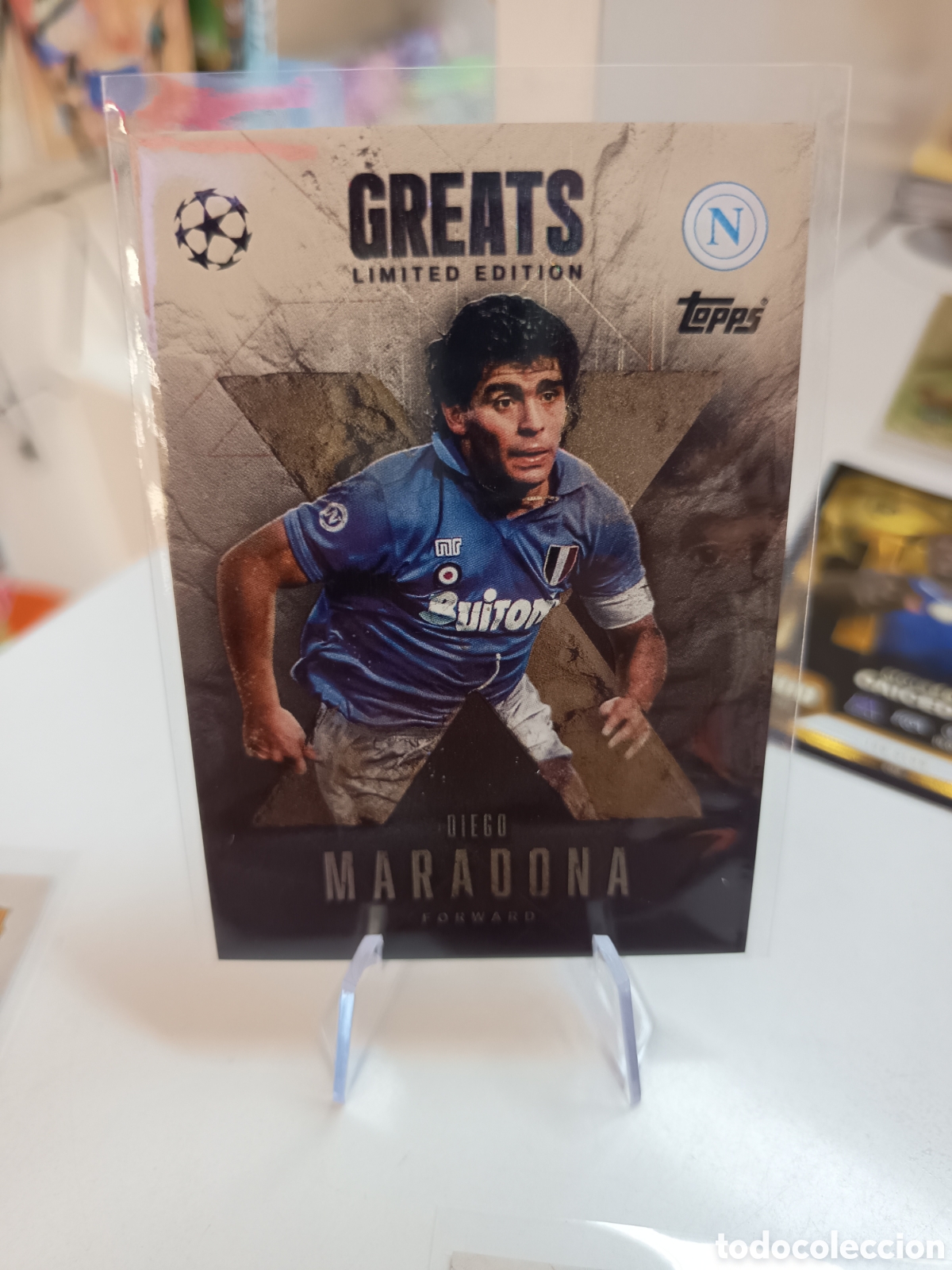 Cromos de F&uacute;tbol: DIEGO MARADONA LE XG 4 LIMITED MATCH ATTAX EXTRA 2025 2026