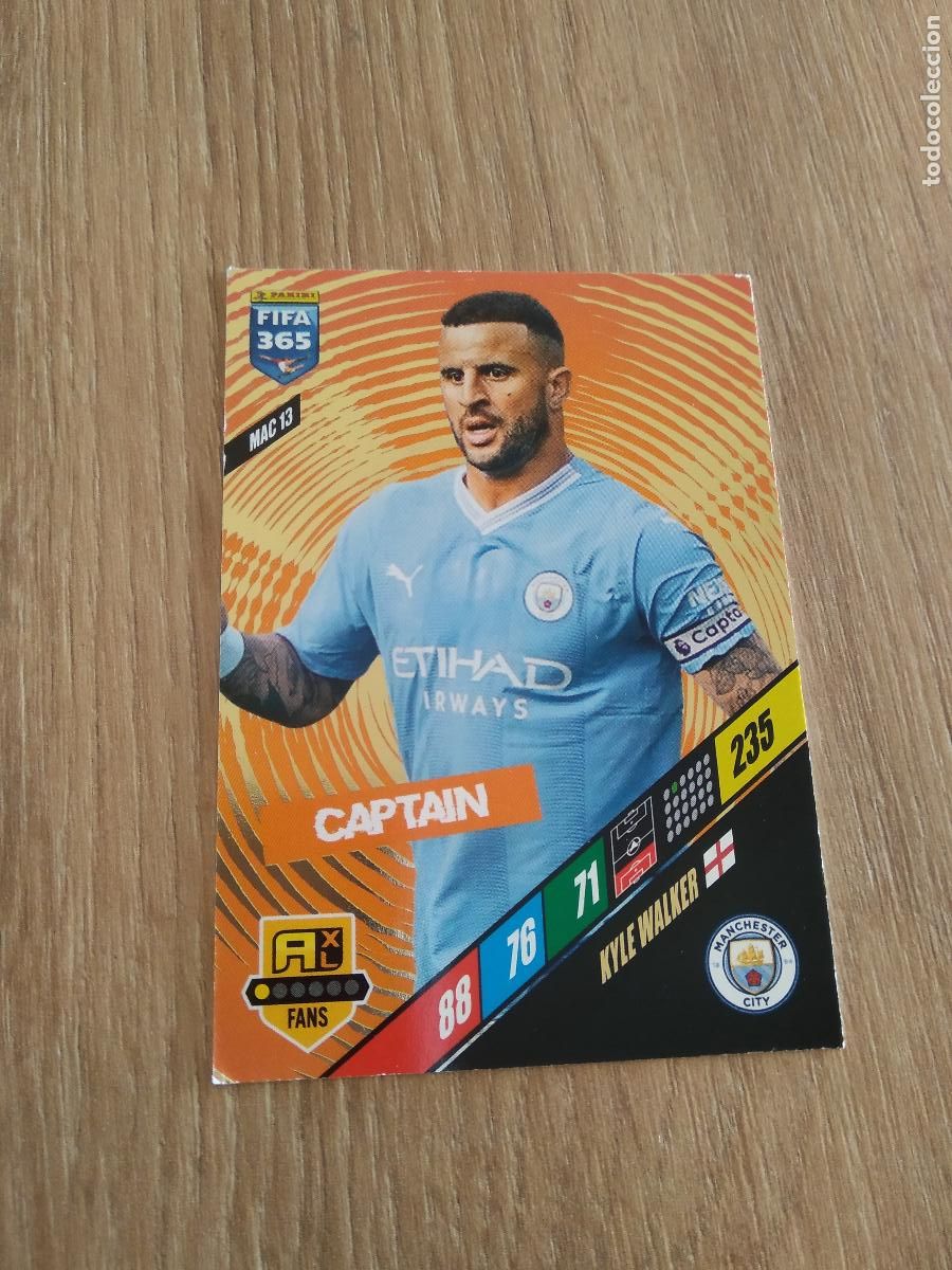 Cromos de F&uacute;tbol: MAC 13 KYLE WALKER MANCHESTER CITY CROMO FUTBOL PANINI ADRENALYN 23-24 FIFA 365 2023-2024