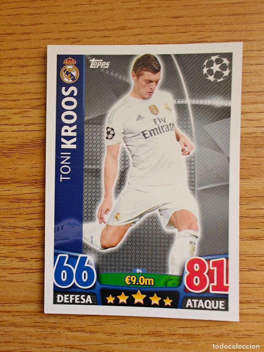 Cromos de F&uacute;tbol: Toni Kroos 84 Match Attax 15 16 Real Madrid 2015 2016 Edicion Portugal