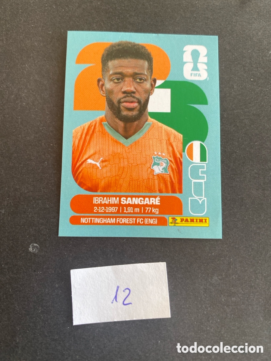 Cromos de F&uacute;tbol: Cromo Costa de Marfil Mundial 2026 N* 12 nuevo
