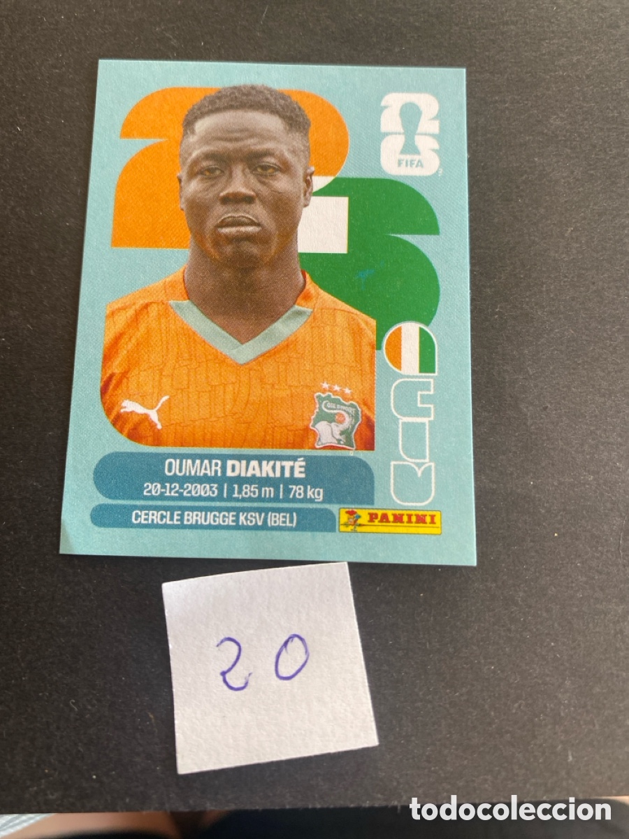 Cromos de F&uacute;tbol: Cromo Costa de Marfil Mundial 2026 N* 20 nuevo