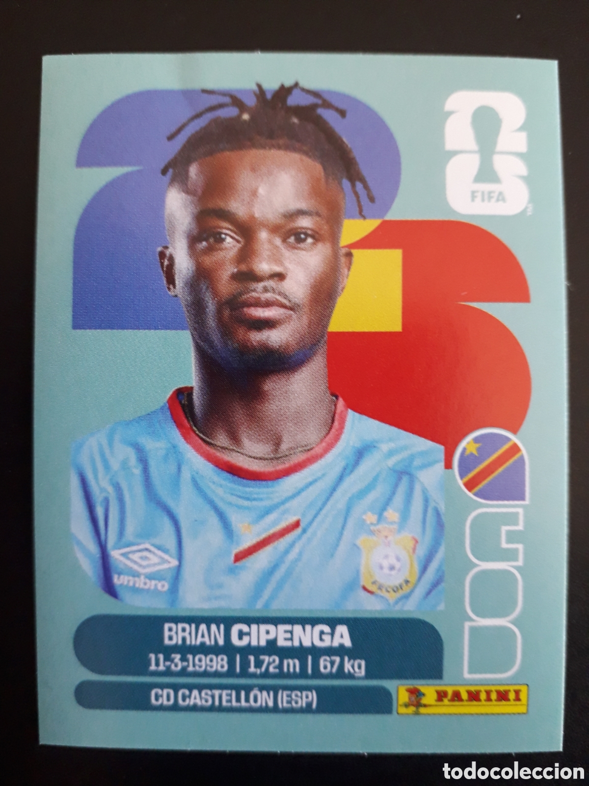 Cromos de F&uacute;tbol: CIPENGA CONGO COD 17 MUNDIAL F&Uacute;TBOL 2026 FIFA WORLD CUP PANINI SIN PEGAR PEDIDO M&Iacute;NIMO 3&euro;.
