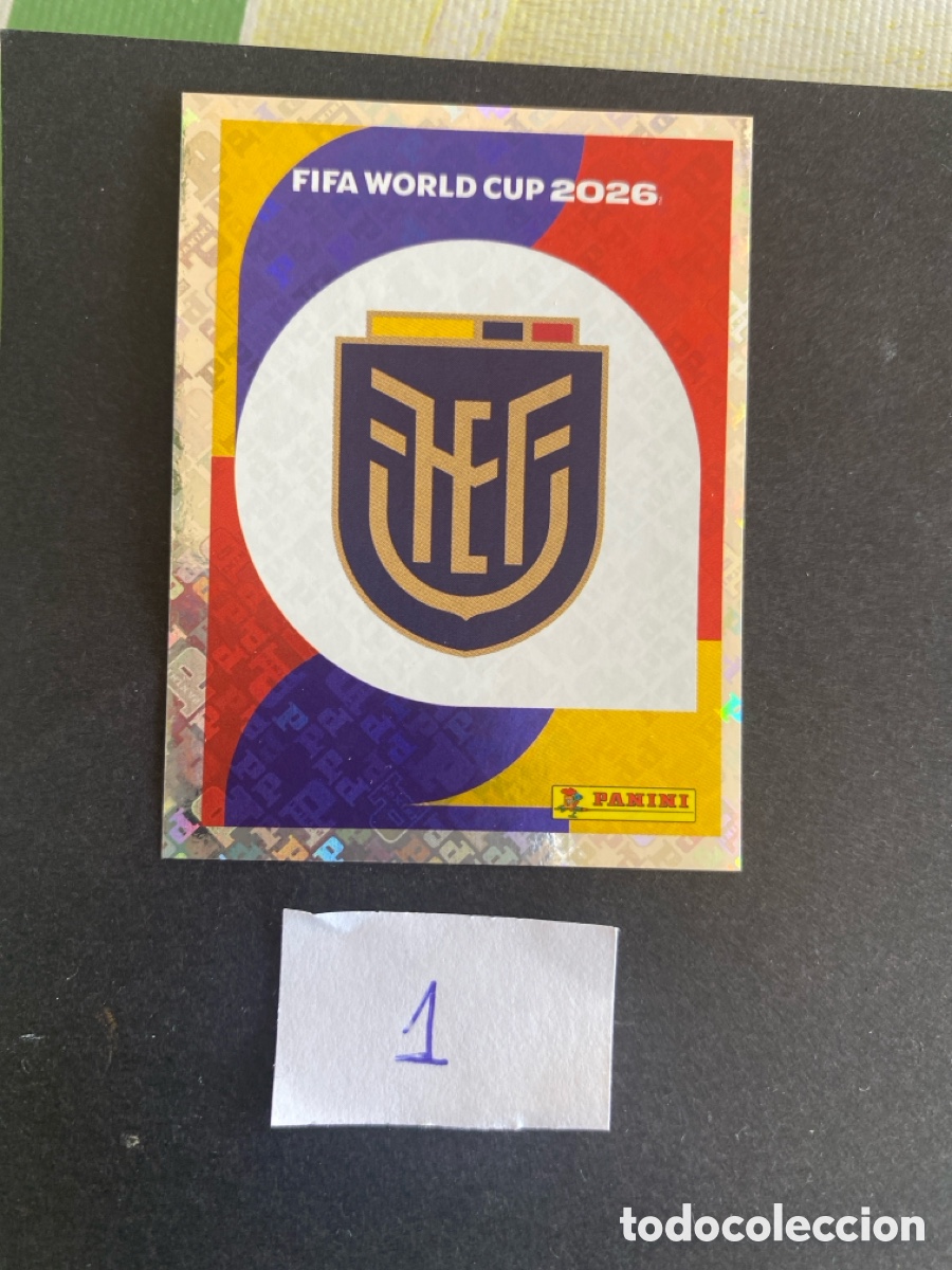 Cromos de F&uacute;tbol: Cromo Ecuador Mundial 2026 N* 1 nuevo