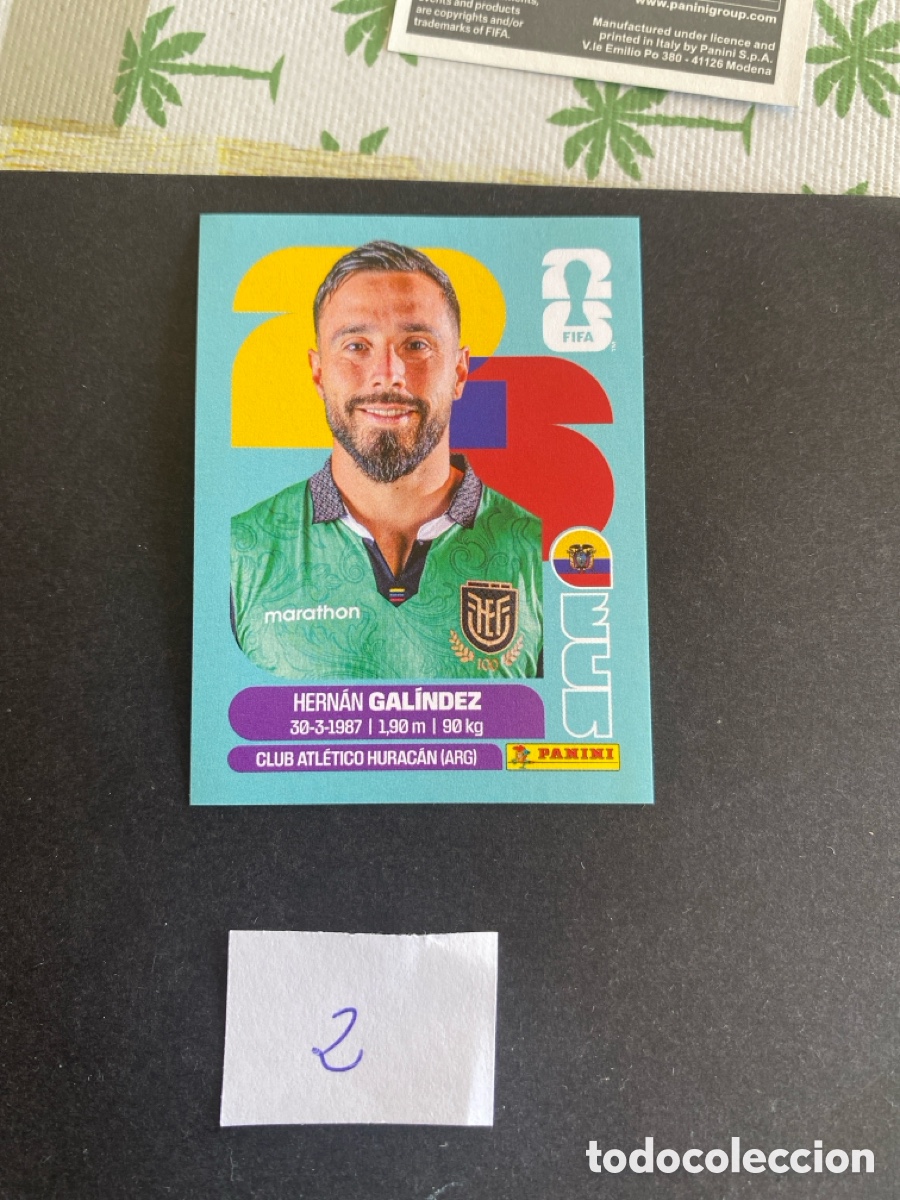 Cromos de F&uacute;tbol: Cromo Ecuador Mundial 2026 N* 2 nuevo