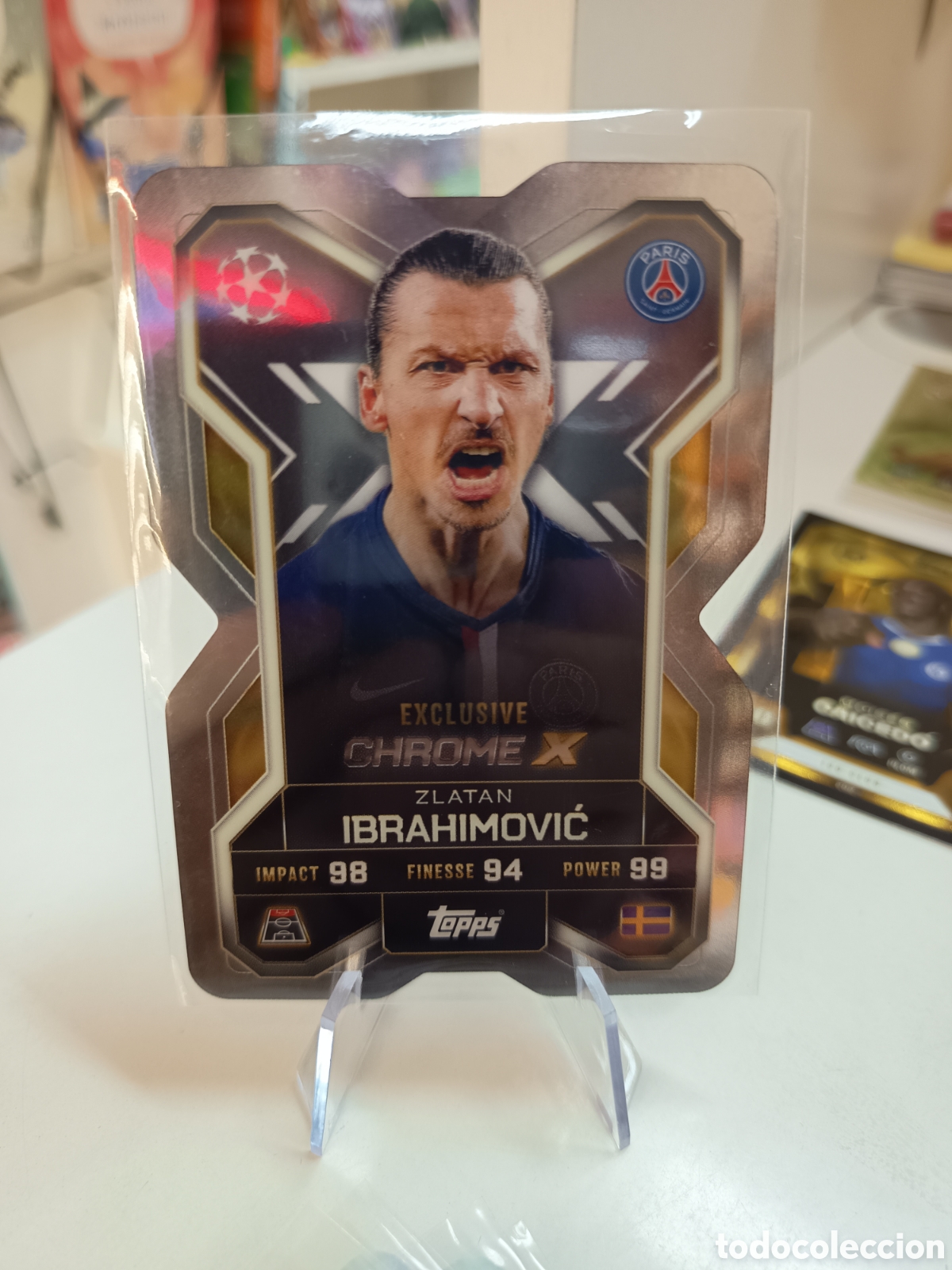 Fu&szlig;ball-Sticker: CHROME X CX 10 IBRAHIMOVIC MATCH ATTAX EXTRA 2025 2026