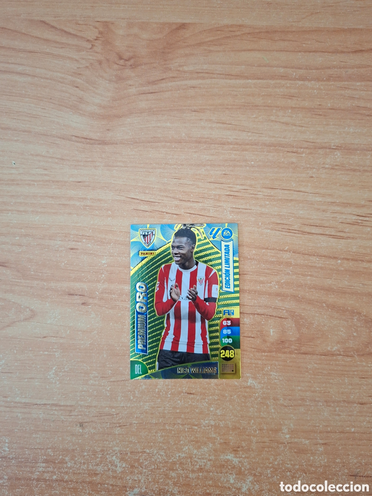 Football Stickers: Adrenalyn 24 25 nico wuillians Bilbao premiun oro sin pegar ver fotos