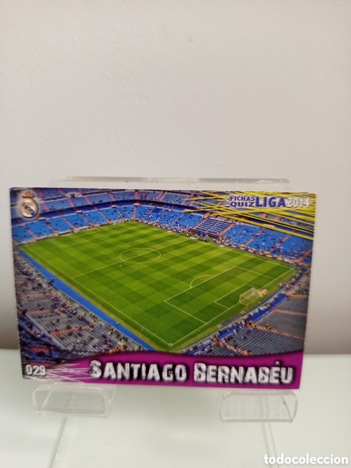 Football Stickers: ❇️ CROMO ⚽ ESTADIO SANTIAGO BERNAB&Eacute;U MADRID 29 FICHAS LIGA QUIZ GAME 2014 13 14 2013 MUNDICROMO ❇️