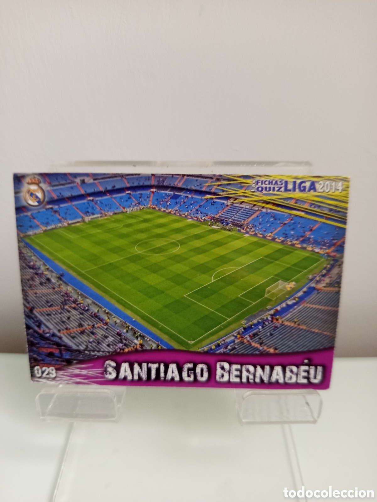 Football Stickers: ❇️ CROMO ⚽ ESTADIO SANTIAGO BERNAB&Eacute;U MADRID 29 FICHAS LIGA QUIZ GAME 2014 13 14 2013 MUNDICROMO ❇️