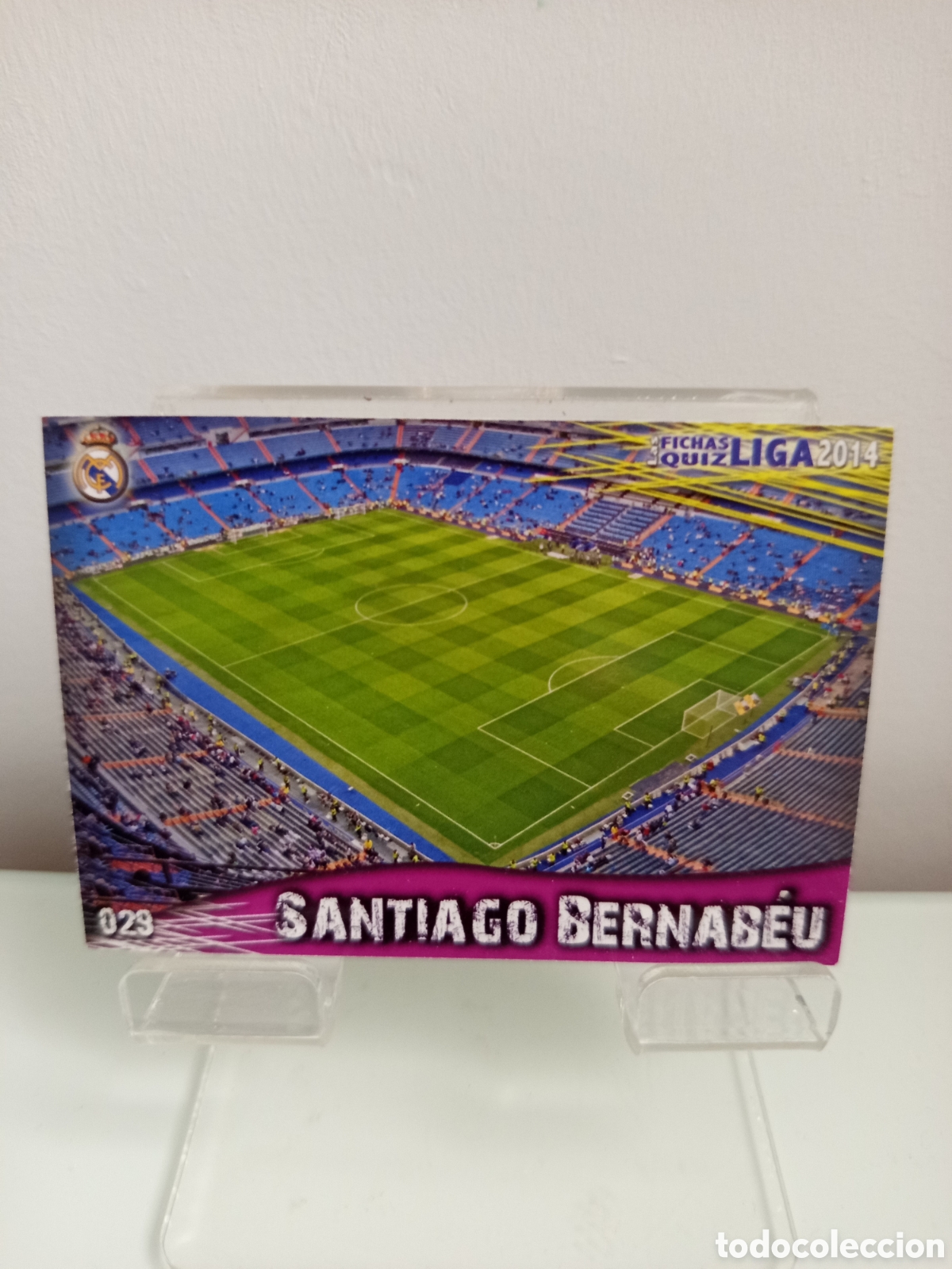 Cartes &agrave; collectionner de Football: ❇️ CROMO ⚽ ESTADIO SANTIAGO BERNAB&Eacute;U MADRID 29 FICHAS LIGA QUIZ GAME 2014 13 14 2013 MUNDICROMO ❇️