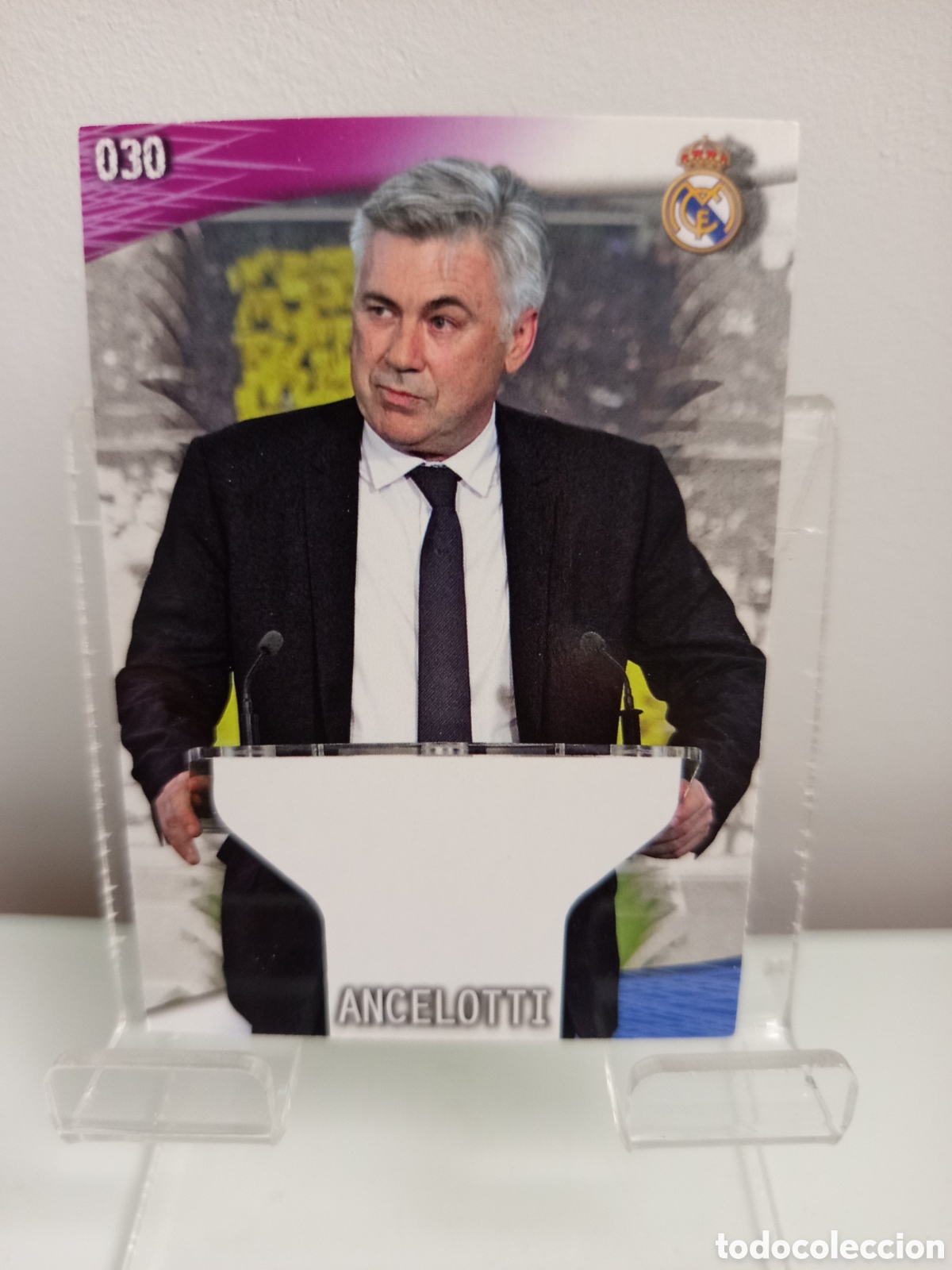Cartes &agrave; collectionner de Football: ❇️ CROMO CARD ⚽ ANCELOTTI REAL MADRID 30 FICHAS LIGA QUIZ GAME 2014 13 14 2013 2014 MUNDICROMO ❇️