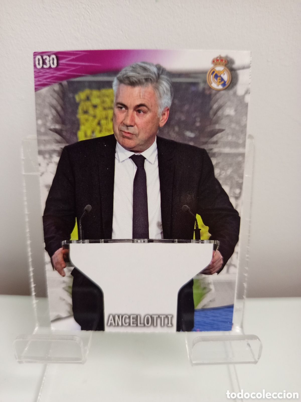 Cartes &agrave; collectionner de Football: ❇️ CROMO CARD ⚽ ANCELOTTI REAL MADRID 30 FICHAS LIGA QUIZ GAME 2014 13 14 2013 2014 MUNDICROMO ❇️