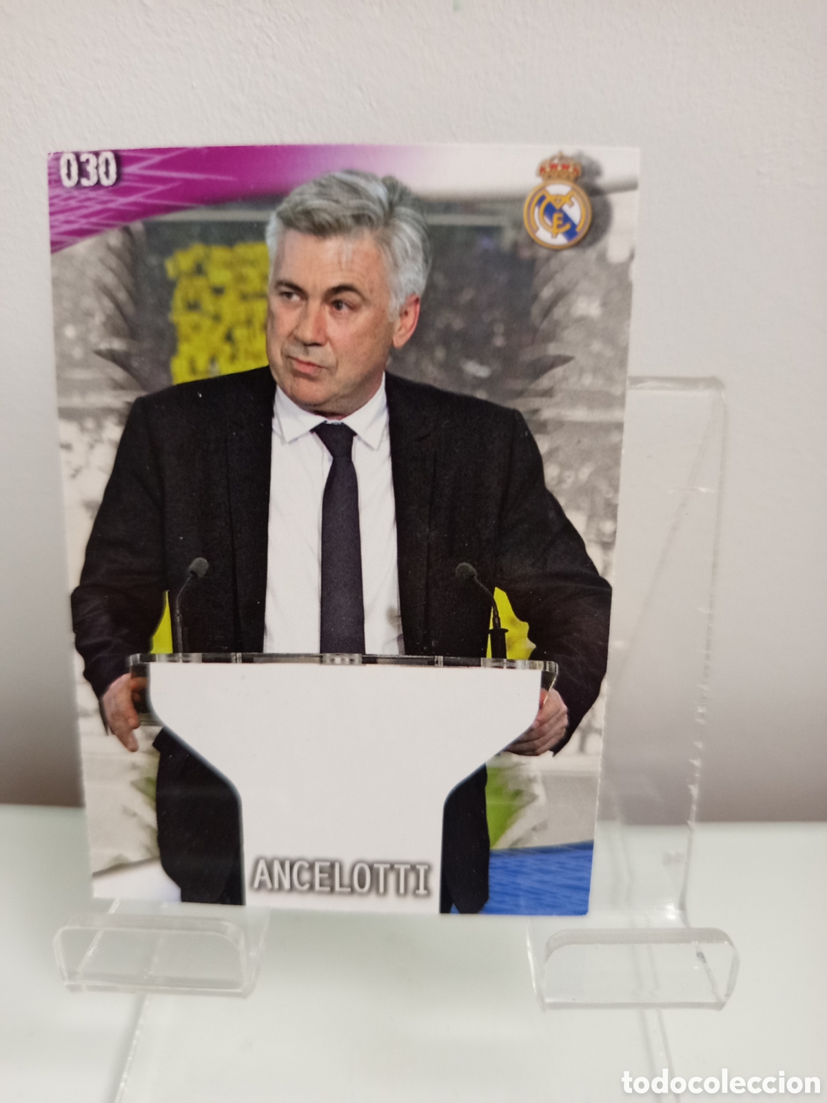 Cartes &agrave; collectionner de Football: ❇️ CROMO CARD ⚽ ANCELOTTI REAL MADRID 30 FICHAS LIGA QUIZ GAME 2014 13 14 2013 2014 MUNDICROMO ❇️